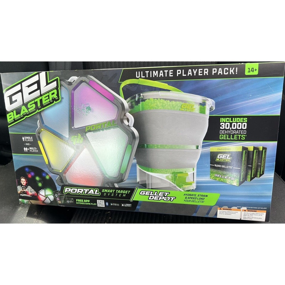 Gel Blaster Portal & Gellet Depot & 30,000 Gellets In Box Player Pack SEALED NIB